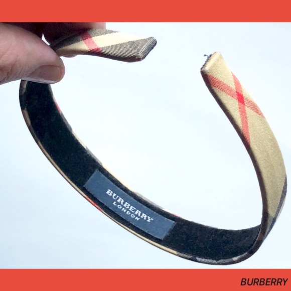 SOLD! BURBERRY Nova Check Plaid Women’s Headband - Picture 7 of 8